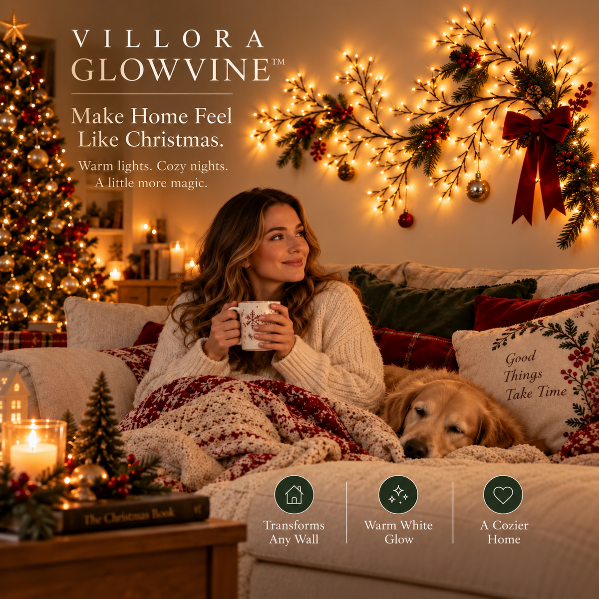 Christmas Wall Light For Cozy Homes