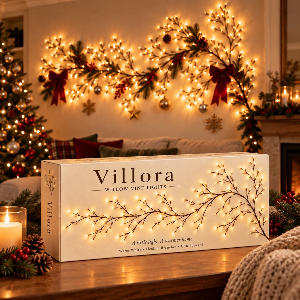 Christmas Wall Light For Cozy Homes